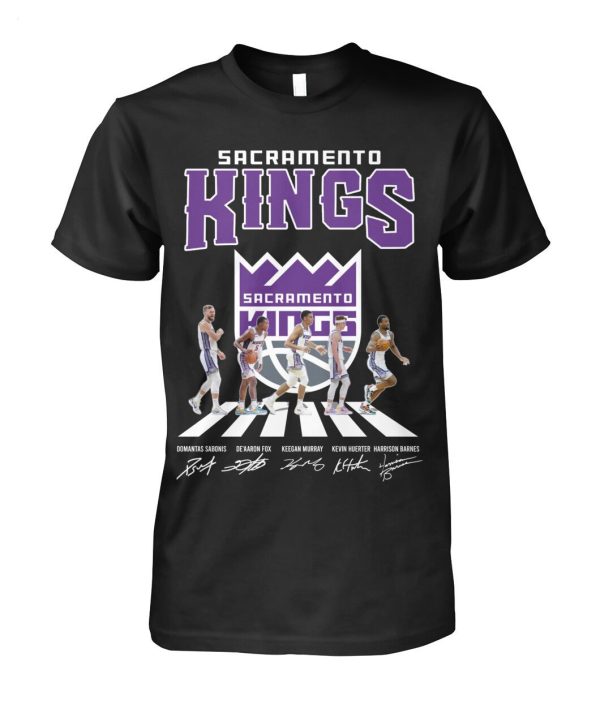 Limited Edition Sacramento Kings Domantas Sabonis And De’aaron Fox And Keegan Murray And Kevin Huerter And Harrison Barnes T-Shirt