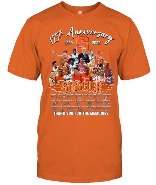 Limited Edition Syracuse Orange 125th Anniversary Unisex T-Shirt