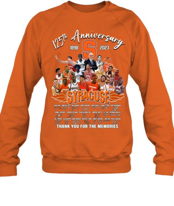 Limited Edition Syracuse Orange 125th Anniversary Unisex T-Shirt