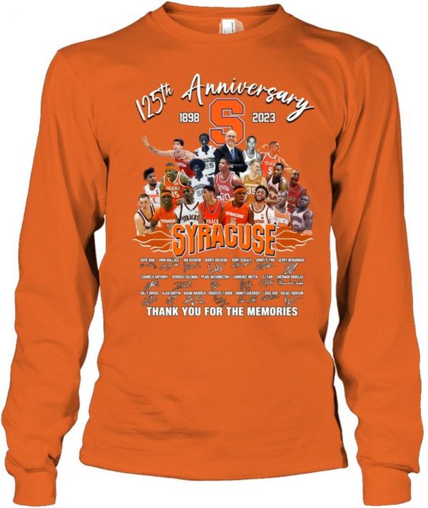 Limited Edition Syracuse Orange 125th Anniversary Unisex T-Shirt