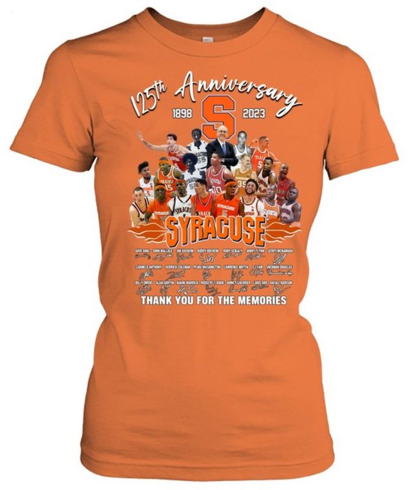 Limited Edition Syracuse Orange 125th Anniversary Unisex T-Shirt