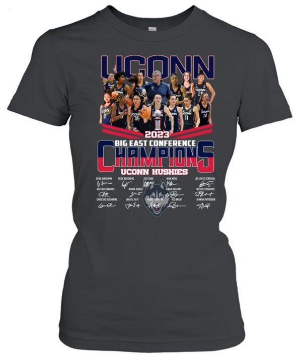 Limited Edition Uconn Big East Conference Champions Ucon Hushies T-Shirt