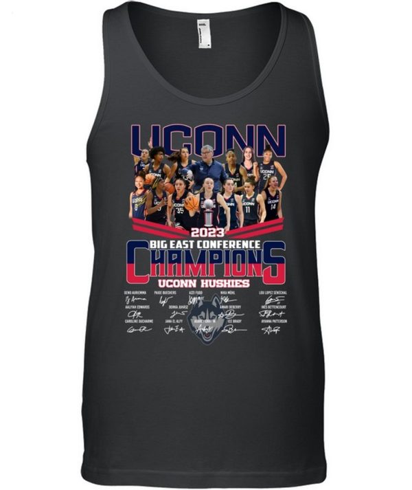 Limited Edition Uconn Big East Conference Champions Ucon Hushies T-Shirt