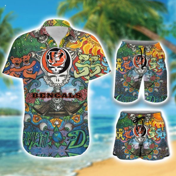 Personalized NFL Cincinnati Bengals Combo Hawaiian Shirt And Short