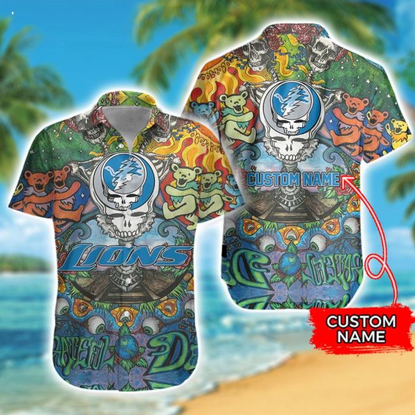 Personalized NFL Detroit Lions Combo Hawaiian Shirt And Short