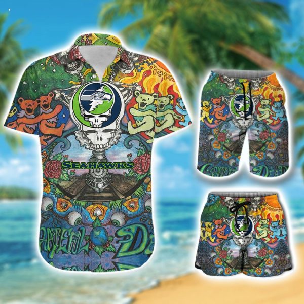 Personalized NFL Seattle Seahawks Combo Hawaiian Shirt And Short