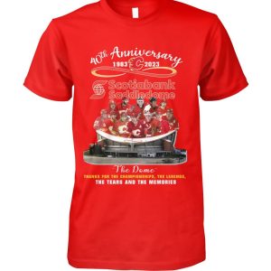 40th Anniversary 1983 – 2023 Scotiabank Saddledome The Dome T-Shirt – Limited Edition