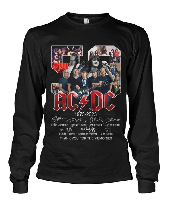 Thank You For The Memories ACDC 1973 – 2023 T-Shirt – Limited Edition