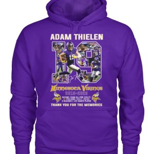 Thank You For The Memories Adam Thielen 19 Minnesota Vikings 2013 – 2023 T-Shirt – Limited Edition