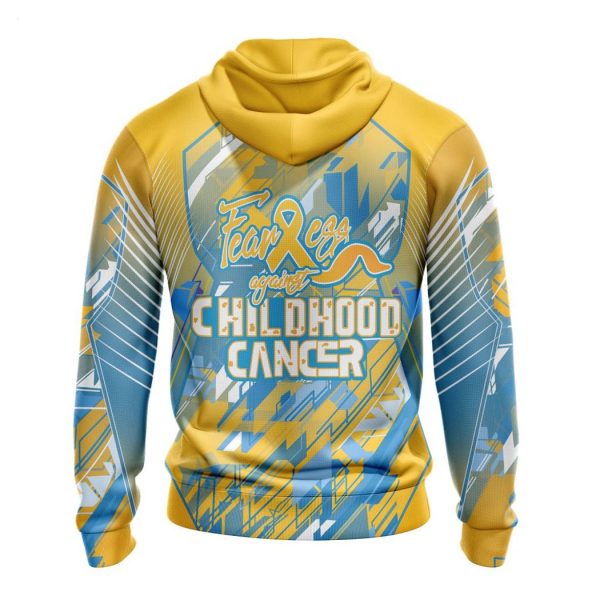Personalized NFL Baltimore Ravens Specialized Design Fearless Against Childhood Cancers Hoodie