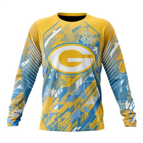Personalized NFL Green Bay Packers Specialized Design Fearless Against Childhood Cancers Hoodie