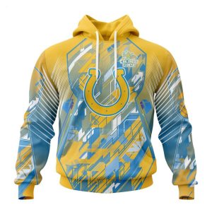 Personalized NFL Indianapolis Colts Specialized Design Fearless Against Childhood Cancers Hoodie