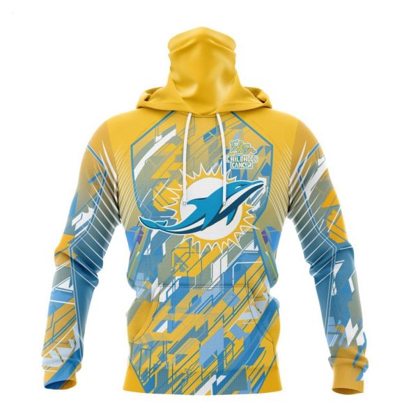 Personalized NFL Miami Dolphins Specialized Design Fearless Against Childhood Cancers Hoodie