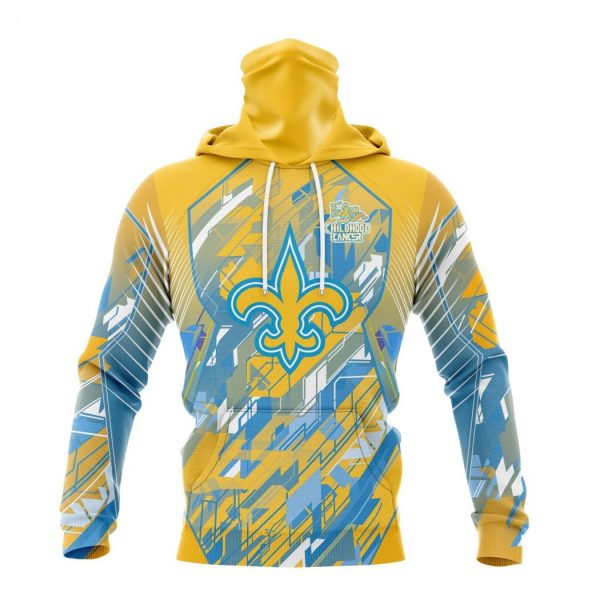 Personalized NFL New Orleans Saints Specialized Design Fearless Against Childhood Cancers Hoodie