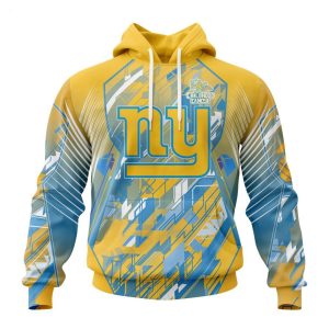 Personalized NFL New York Giants Specialized Design Fearless Against Childhood Cancers Hoodie