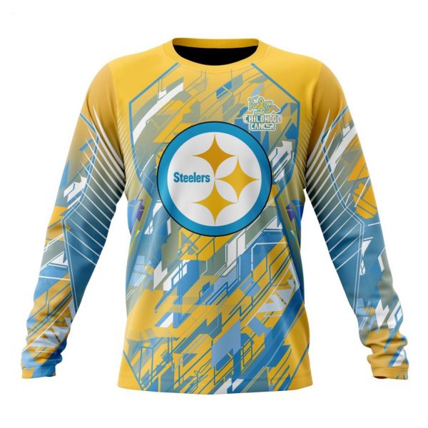 Personalized NFL Pittsburgh Steelers Specialized Design Fearless Against Childhood Cancers Hoodie