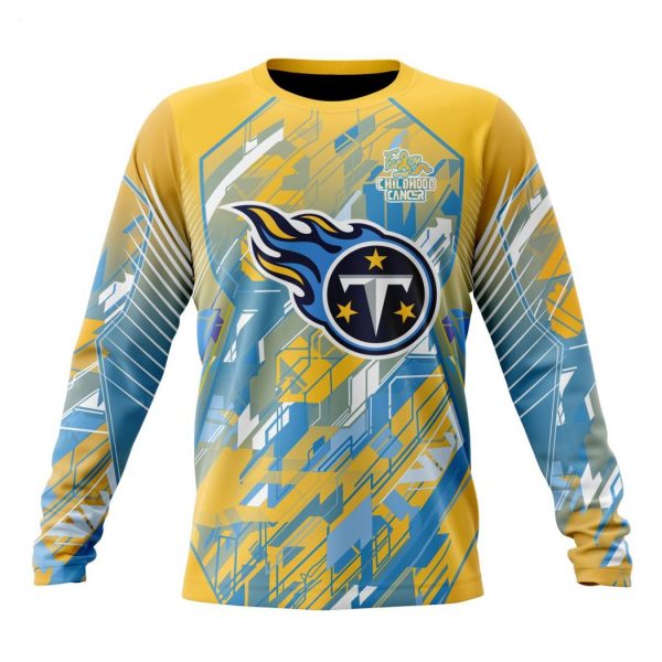 Personalized NFL Tennessee Titans Specialized Design Fearless Against Childhood Cancers Hoodie