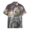 Doge Astronaut Playing Guitar Custom Hawaiian Shirt – Summer Collection