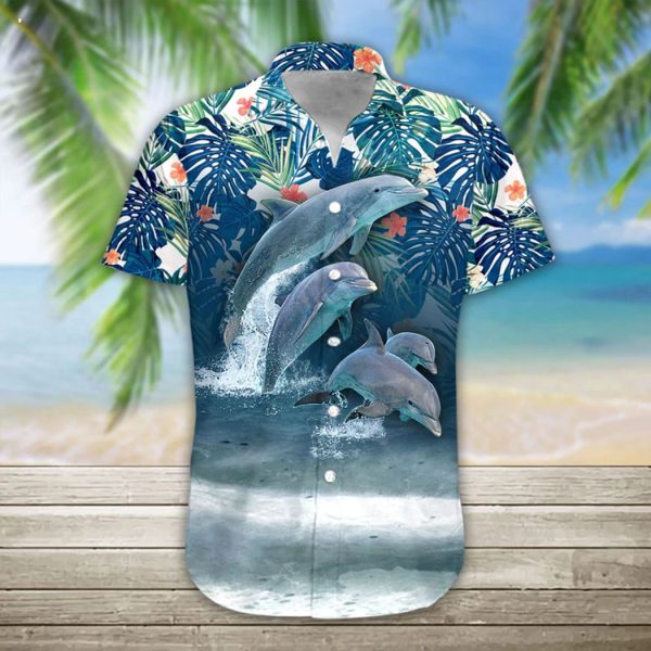 Dolphin Hawaiian Shirt – Summer Collection