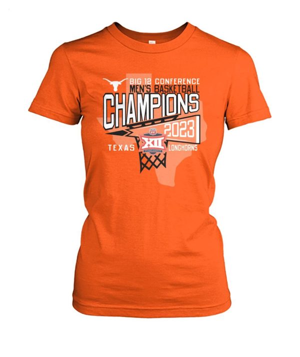 Big 12 Conference Men’s Basketball Champions 2023 XII Texas Longhorns T-Shirt – Limited Edition