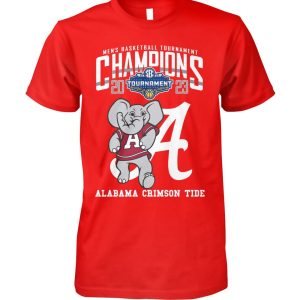 Men’s Basketball Tournament Champions 2023 Alabama Crimson Tide T-Shirt – Limited Edition