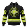 Personalized NFL Houston Texans Special FireFighter Uniform Design Hoodie