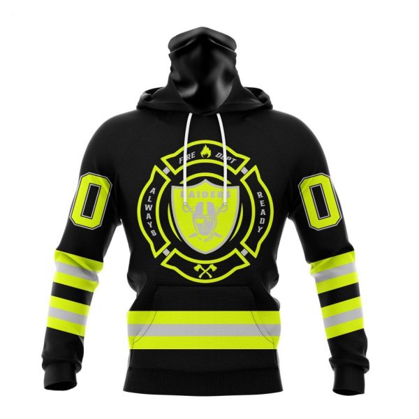Personalized NFL Las Vegas Raiders Special FireFighter Uniform Design Hoodie