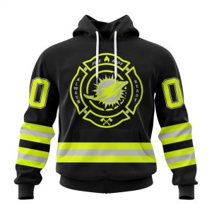 Personalized NFL Miami Dolphins Special FireFighter Uniform Design Hoodie