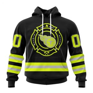 Personalized NFL Tennessee Titans Special FireFighter Uniform Design Hoodie