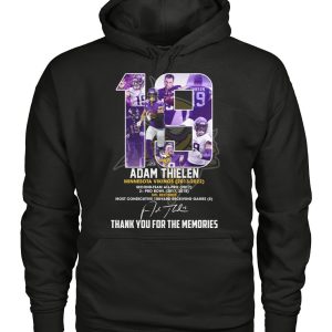 19 Adam Thielen Minnesota Vikings 2013 – 2022 Thank You For The Memories T-Shirt – Limited Edition