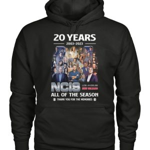 20 Years 2003 – 2023 NCIS All Of The Season Thank You For The Memories T-Shirt – Limited Edition