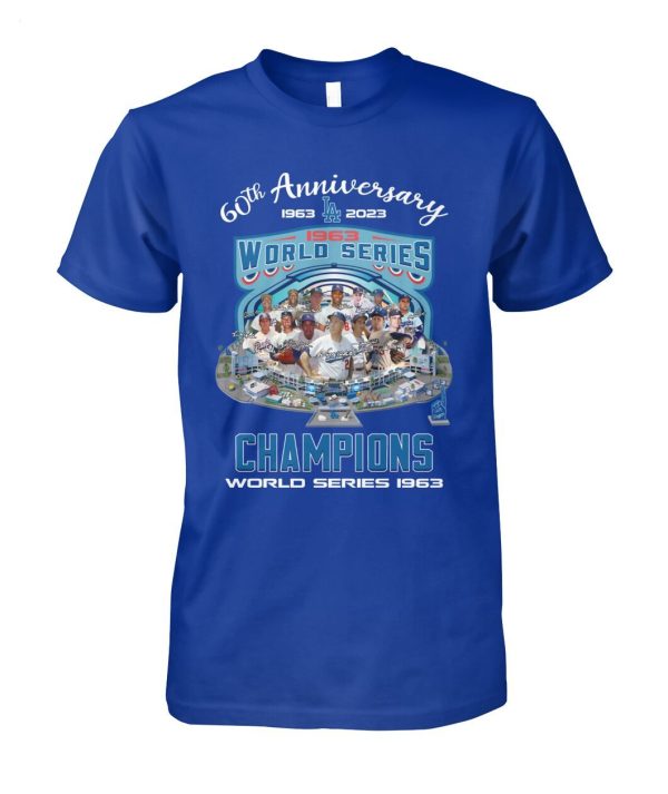 60th Anniversary 1963 – 2023 IA World Series Champions World Series 1963 T-Shirt – Limited Edition