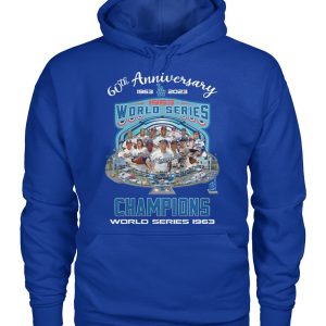 60th Anniversary 1963 – 2023 IA World Series Champions World Series 1963 T-Shirt – Limited Edition