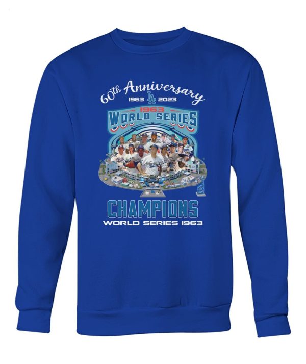 60th Anniversary 1963 – 2023 IA World Series Champions World Series 1963 T-Shirt – Limited Edition