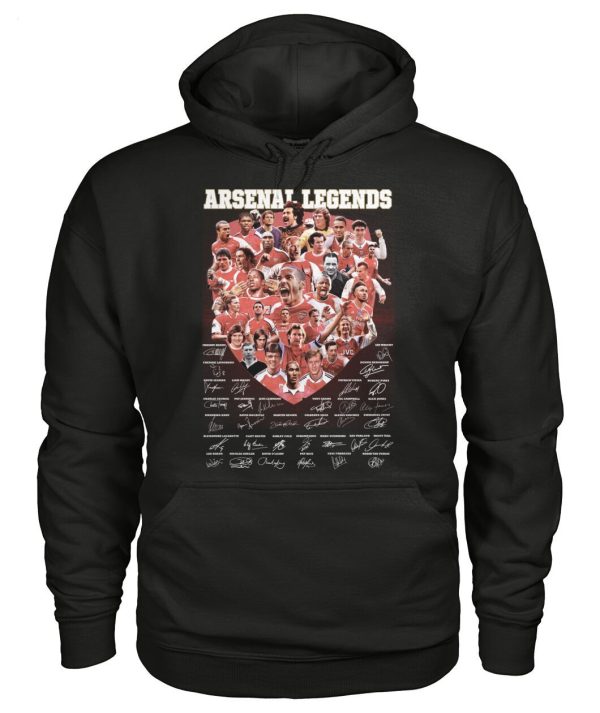 Arsenal Legends Teams Members T-Shirt – Limited Edition