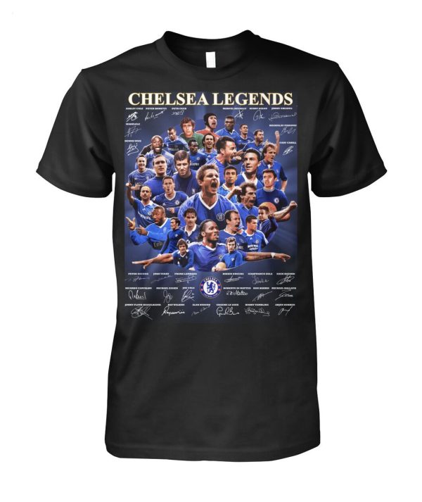 Chelsea Legends Teams Signature T-Shirt – Limited Edition