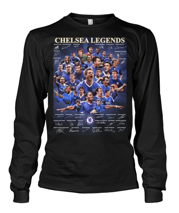 Chelsea Legends Teams Signature T-Shirt – Limited Edition