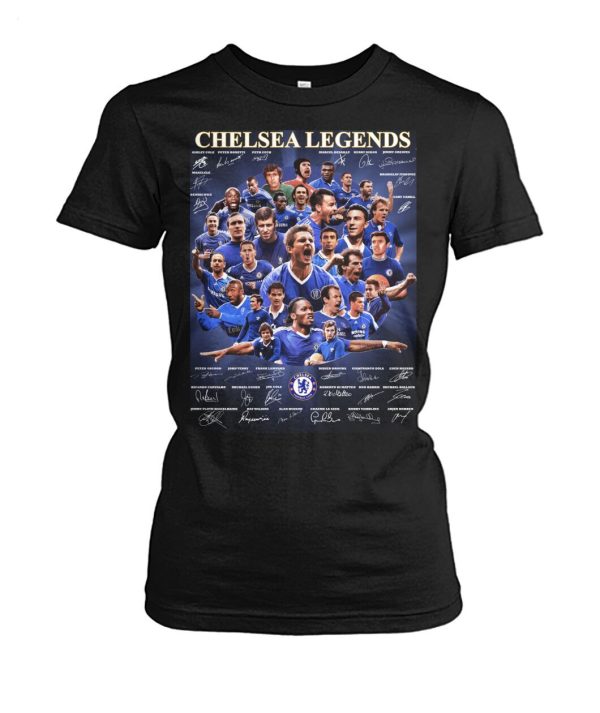 Chelsea Legends Teams Signature T-Shirt – Limited Edition