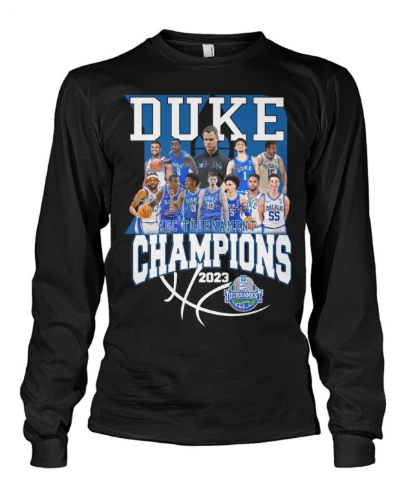 Duke ACC Tournament Champions 2023 T-Shirt – Limited Edition