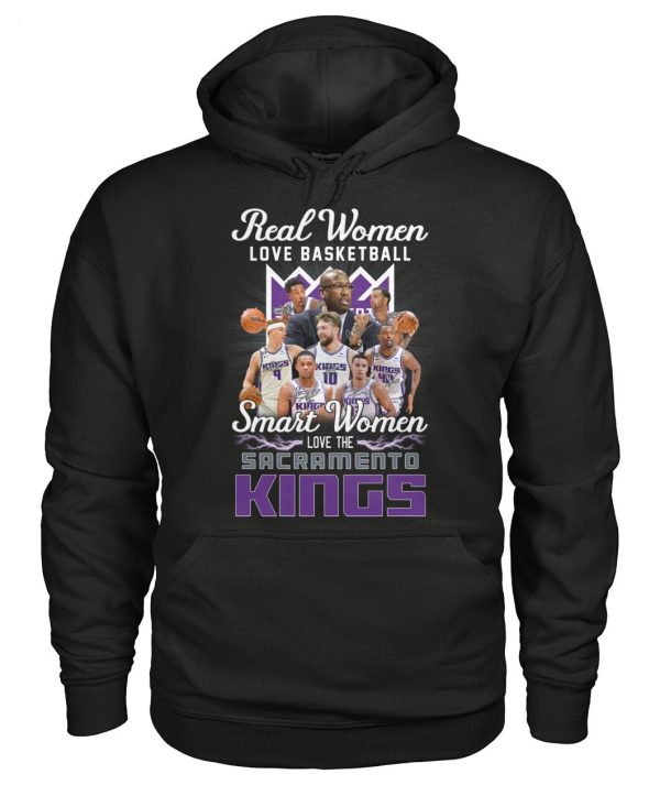 Real Women Love Basketball Smart Women Love The Sacramento Kings T-Shirt – Limited Edition