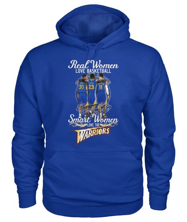 Real Women Love Basketball Smart Women Love The Warriors T-Shirt – Limited Edition