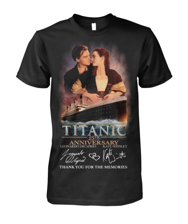 Titanic 25th Anniversary Thank You For The Memories T-Shirt – Limited Edition