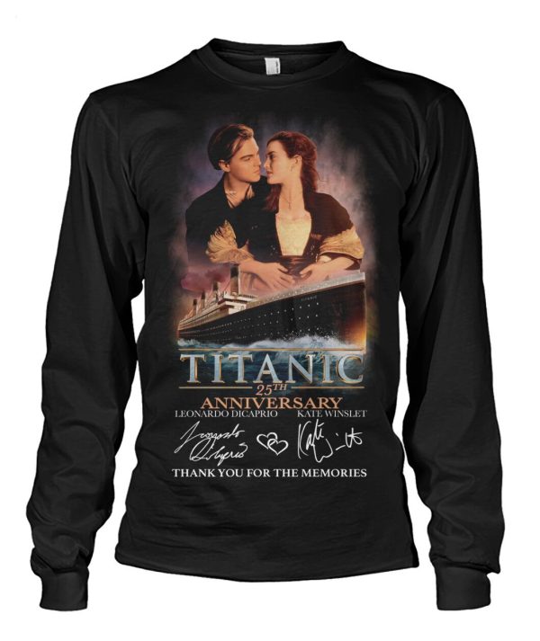 Titanic 25th Anniversary Thank You For The Memories T-Shirt – Limited Edition