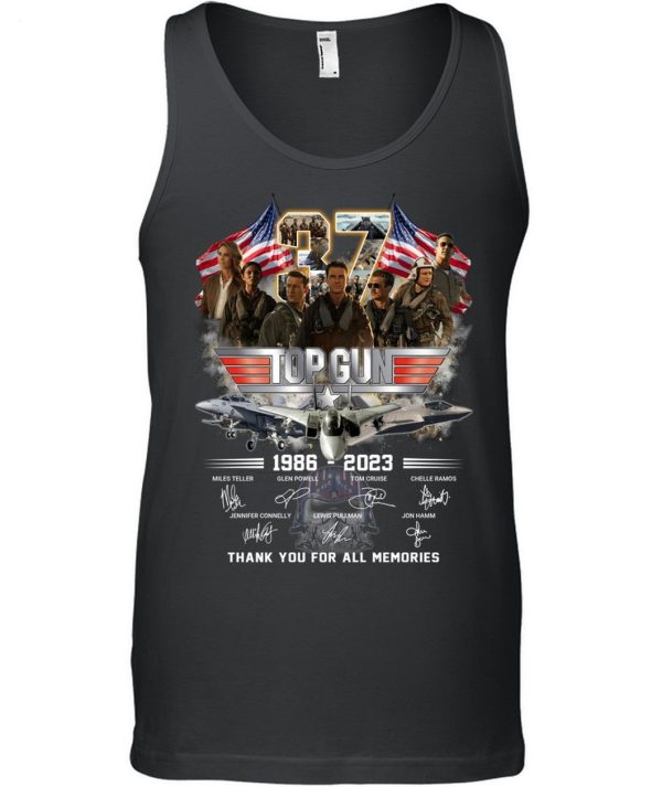 Top Gun 1986 – 2023 Thank You For All Memories T-Shirt – Limited Edition