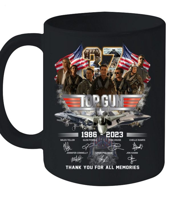 Top Gun 1986 – 2023 Thank You For All Memories T-Shirt – Limited Edition