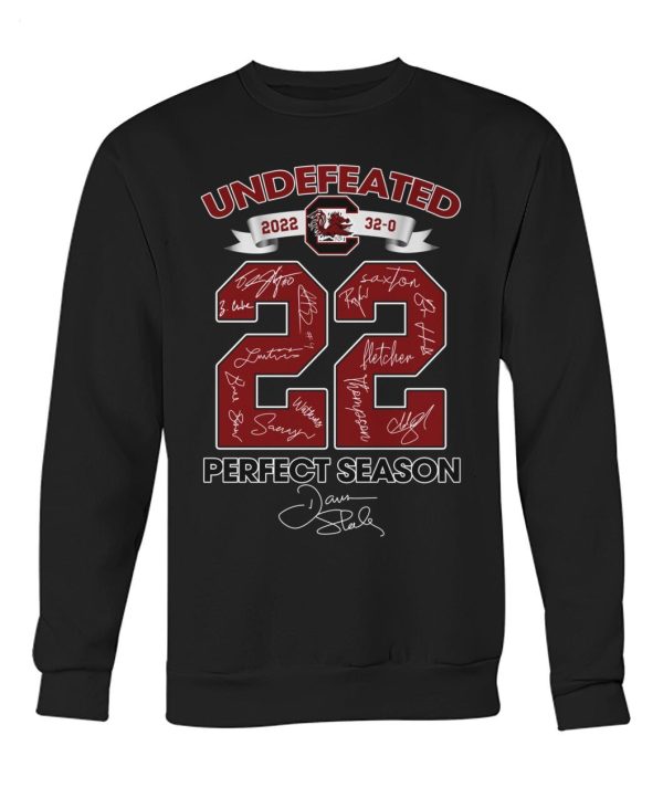 Undefeated 2022 South Carolina Football Team 32-0 22 Perfect Season T-Shirt – Limited Edition