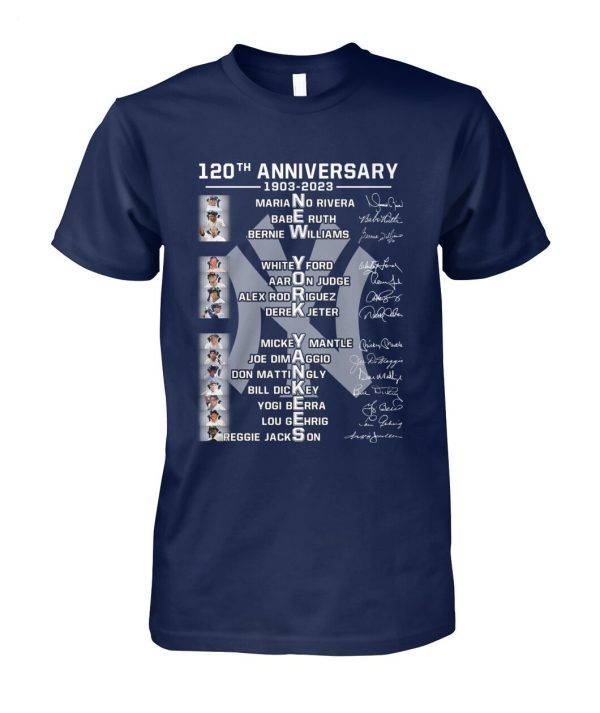 120th Anniversary New York Yankees T-Shirt – Limited Edition