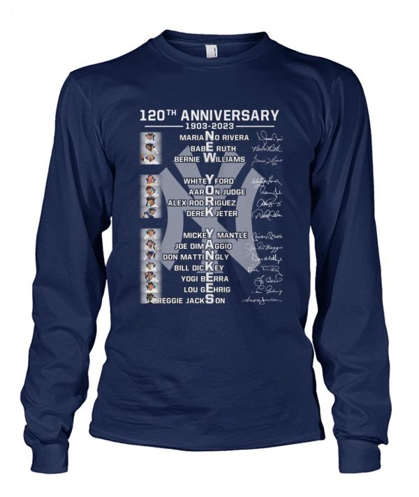 120th Anniversary New York Yankees T-Shirt – Limited Edition