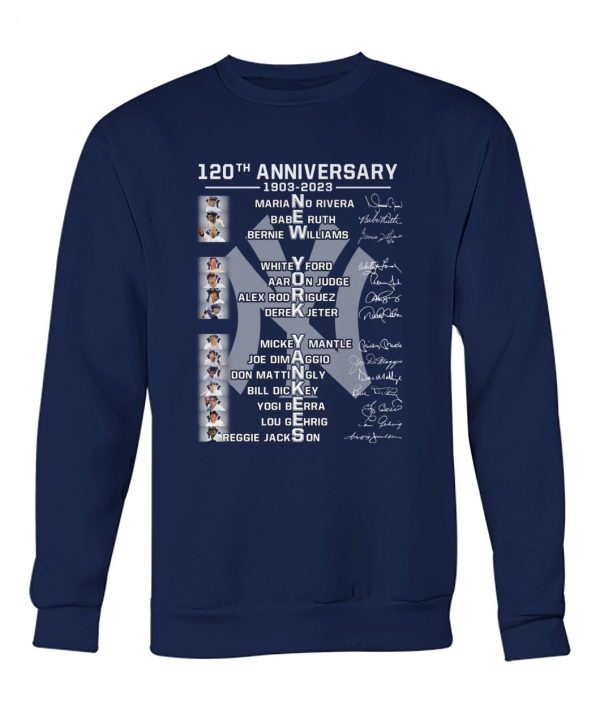 120th Anniversary New York Yankees T-Shirt – Limited Edition