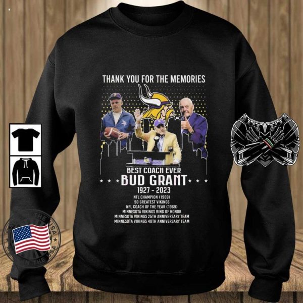 Best Coach Ever Bub Grant 1927-2023 Thank You For The Memories Signature T-Shirt – Limited Edition